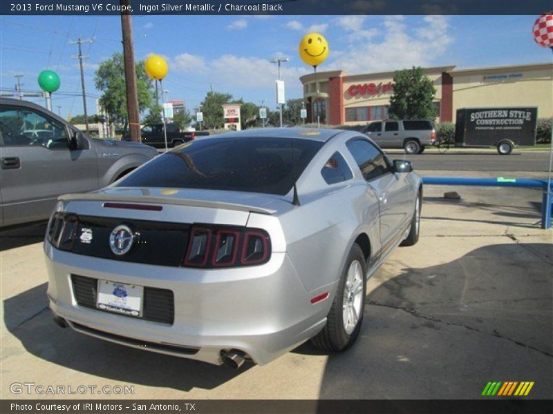 Ingot Silver Metallic / Charcoal Black 2013 Ford Mustang V6 Coupe