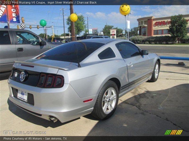 Ingot Silver Metallic / Charcoal Black 2013 Ford Mustang V6 Coupe