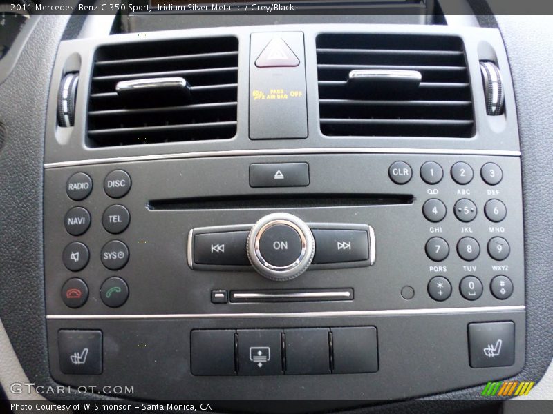 Iridium Silver Metallic / Grey/Black 2011 Mercedes-Benz C 350 Sport