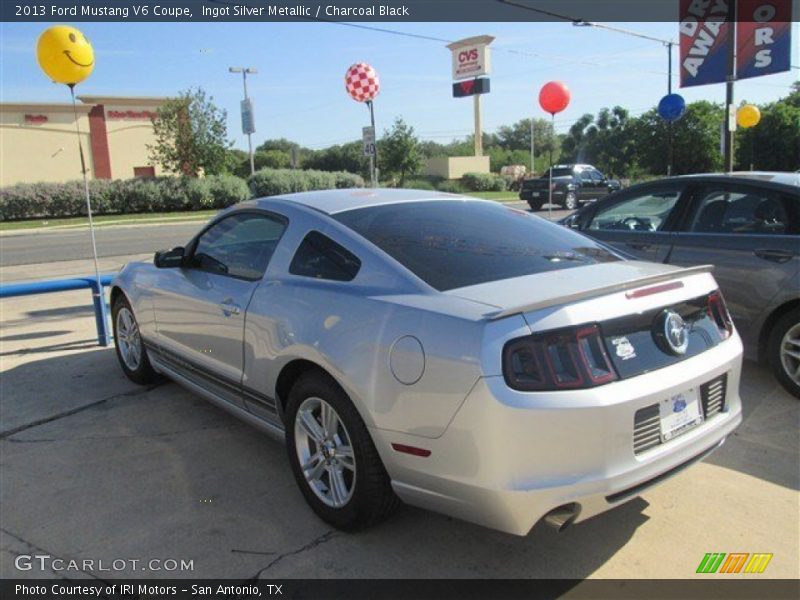 Ingot Silver Metallic / Charcoal Black 2013 Ford Mustang V6 Coupe