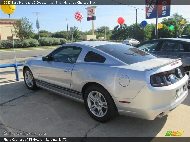Ingot Silver Metallic / Charcoal Black 2013 Ford Mustang V6 Coupe