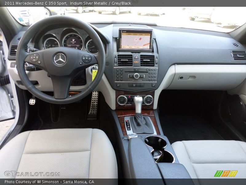Iridium Silver Metallic / Grey/Black 2011 Mercedes-Benz C 350 Sport