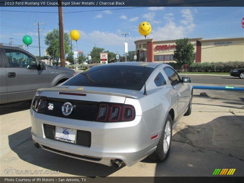 Ingot Silver Metallic / Charcoal Black 2013 Ford Mustang V6 Coupe