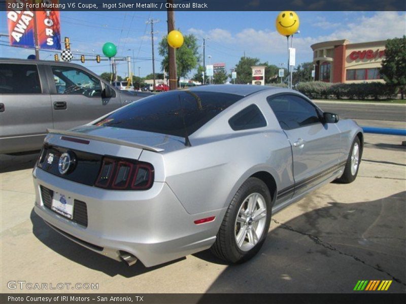 Ingot Silver Metallic / Charcoal Black 2013 Ford Mustang V6 Coupe