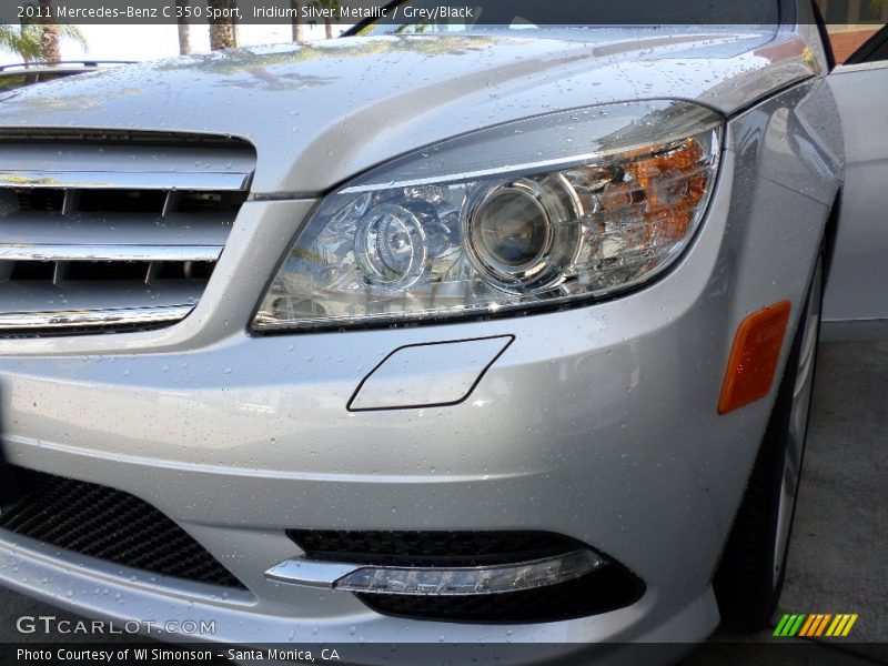 Iridium Silver Metallic / Grey/Black 2011 Mercedes-Benz C 350 Sport