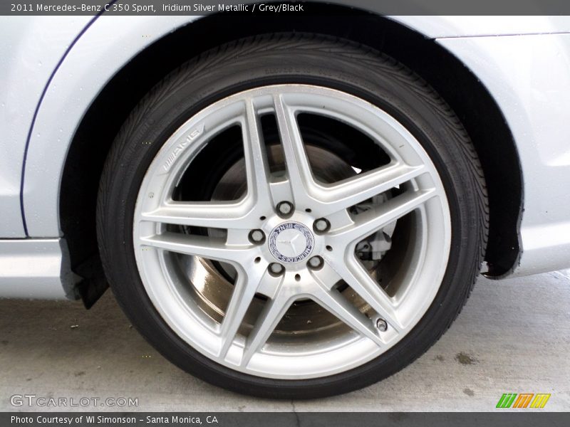 Iridium Silver Metallic / Grey/Black 2011 Mercedes-Benz C 350 Sport