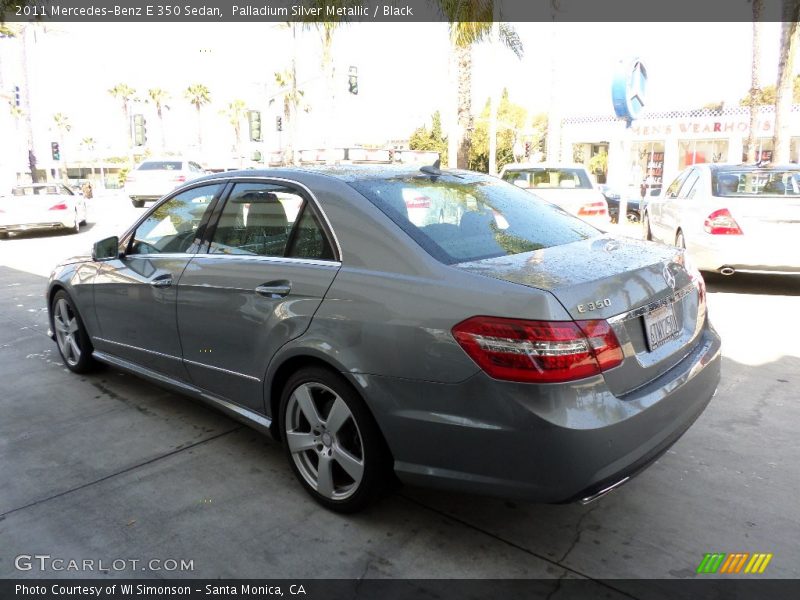 Palladium Silver Metallic / Black 2011 Mercedes-Benz E 350 Sedan