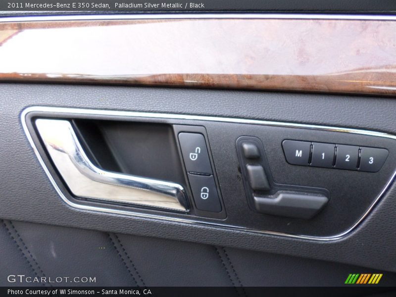 Palladium Silver Metallic / Black 2011 Mercedes-Benz E 350 Sedan