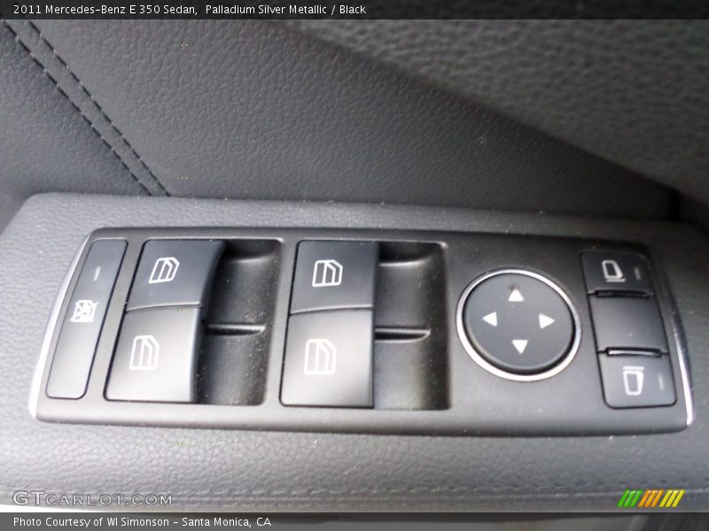 Palladium Silver Metallic / Black 2011 Mercedes-Benz E 350 Sedan