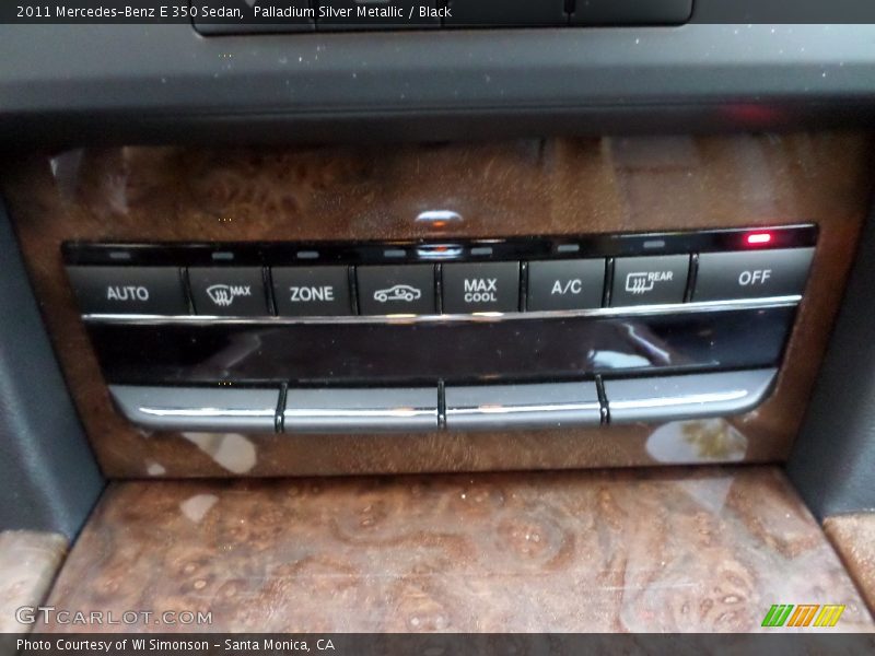 Palladium Silver Metallic / Black 2011 Mercedes-Benz E 350 Sedan