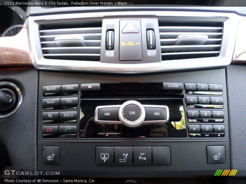 Palladium Silver Metallic / Black 2011 Mercedes-Benz E 350 Sedan