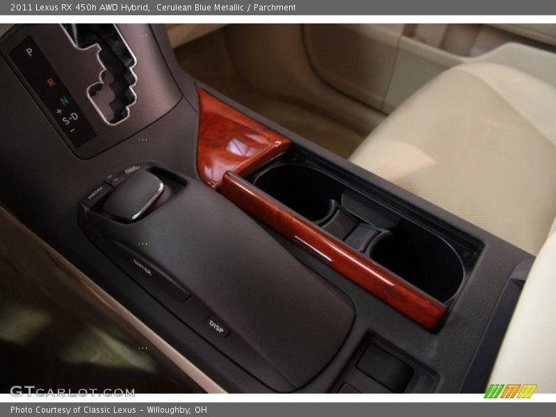 Cerulean Blue Metallic / Parchment 2011 Lexus RX 450h AWD Hybrid