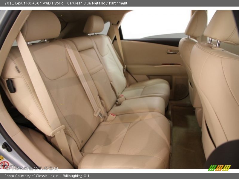 Rear Seat of 2011 RX 450h AWD Hybrid