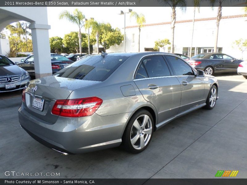 Palladium Silver Metallic / Ash/Black 2011 Mercedes-Benz E 350 Sedan