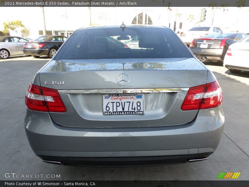Palladium Silver Metallic / Ash/Black 2011 Mercedes-Benz E 350 Sedan