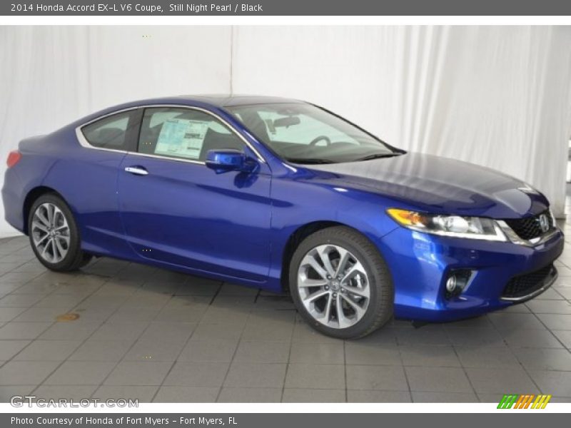 Still Night Pearl / Black 2014 Honda Accord EX-L V6 Coupe