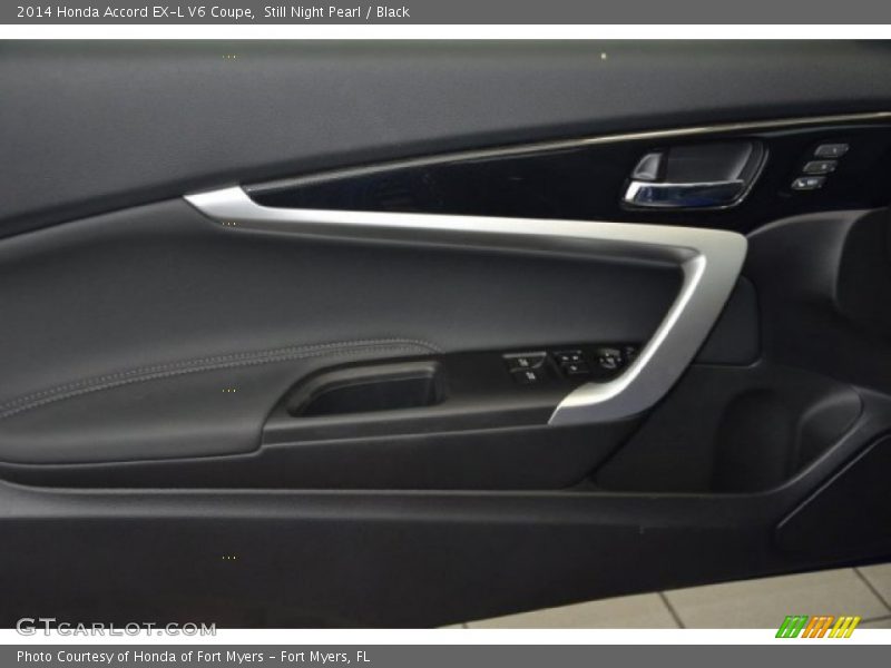 Still Night Pearl / Black 2014 Honda Accord EX-L V6 Coupe