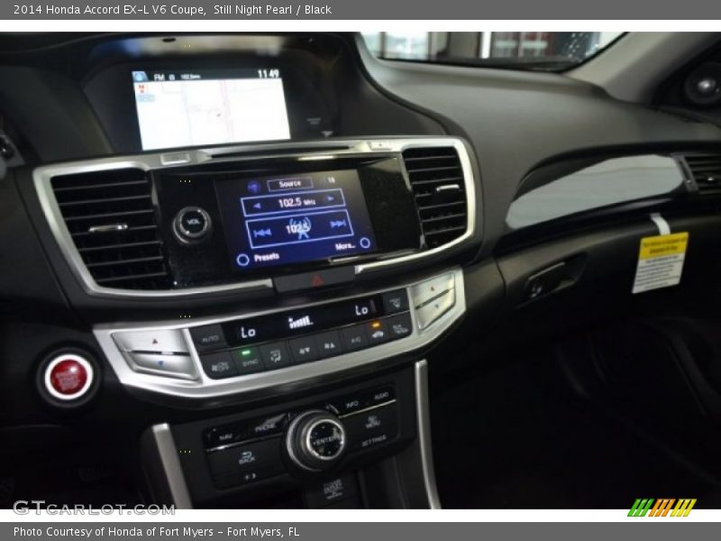 Still Night Pearl / Black 2014 Honda Accord EX-L V6 Coupe