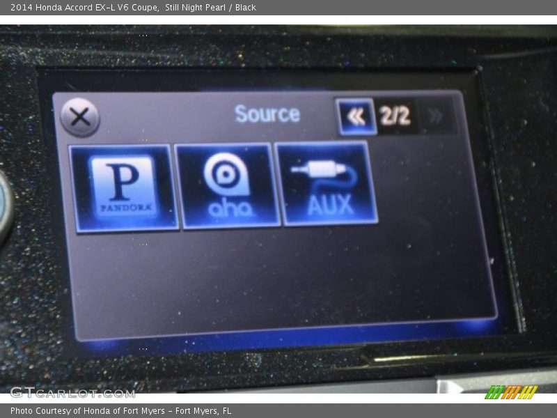 Still Night Pearl / Black 2014 Honda Accord EX-L V6 Coupe