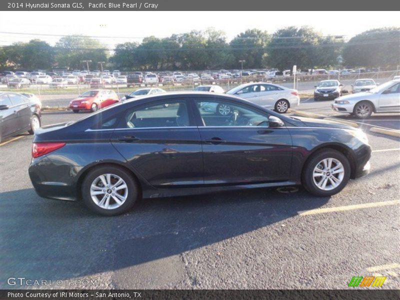 Pacific Blue Pearl / Gray 2014 Hyundai Sonata GLS