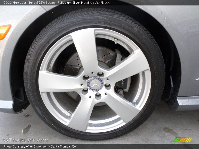 Palladium Silver Metallic / Ash/Black 2011 Mercedes-Benz E 350 Sedan