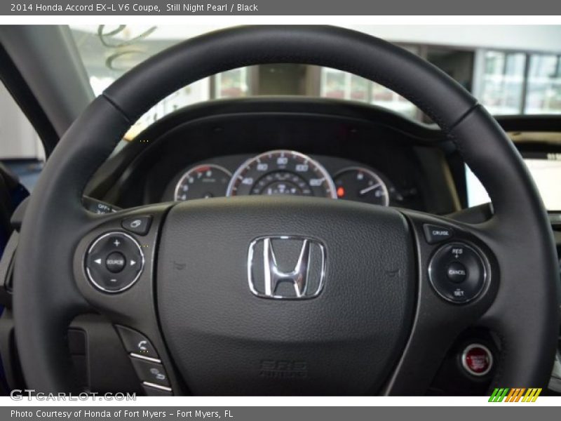 Still Night Pearl / Black 2014 Honda Accord EX-L V6 Coupe