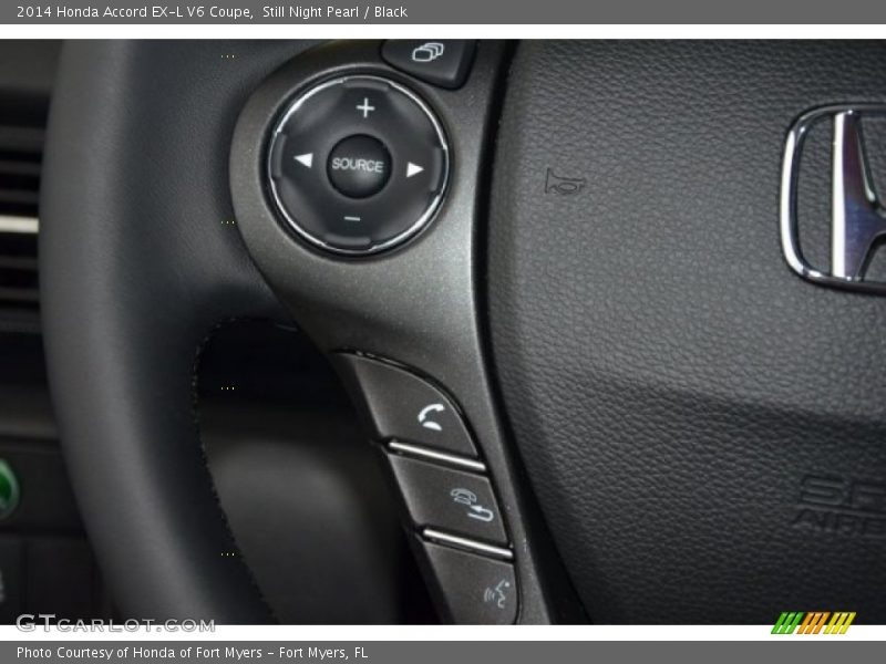 Still Night Pearl / Black 2014 Honda Accord EX-L V6 Coupe