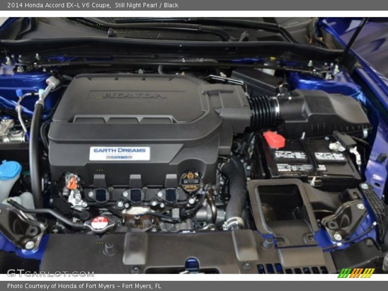 Still Night Pearl / Black 2014 Honda Accord EX-L V6 Coupe