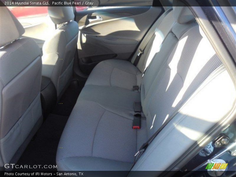 Pacific Blue Pearl / Gray 2014 Hyundai Sonata GLS