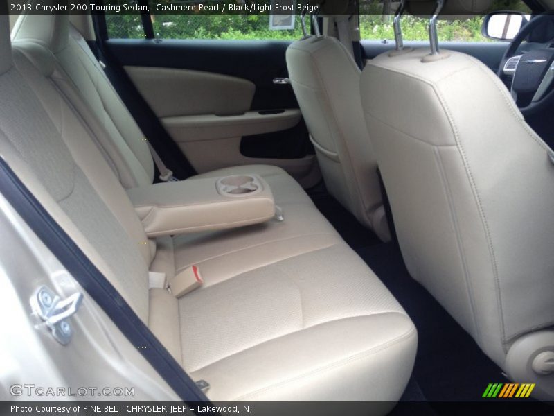 Cashmere Pearl / Black/Light Frost Beige 2013 Chrysler 200 Touring Sedan