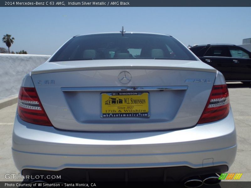 Iridium Silver Metallic / AMG Black 2014 Mercedes-Benz C 63 AMG