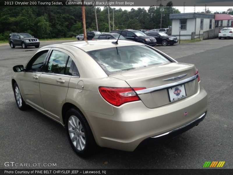Cashmere Pearl / Black/Light Frost Beige 2013 Chrysler 200 Touring Sedan