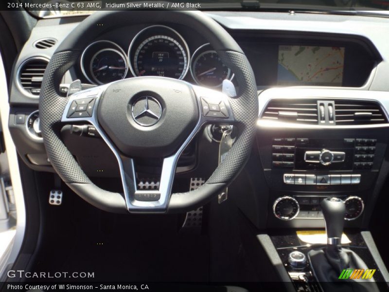 Iridium Silver Metallic / AMG Black 2014 Mercedes-Benz C 63 AMG