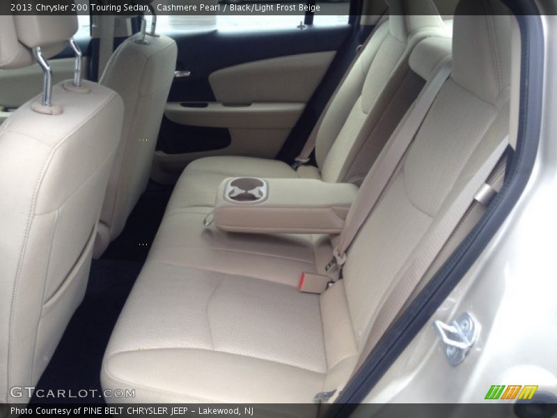 Cashmere Pearl / Black/Light Frost Beige 2013 Chrysler 200 Touring Sedan