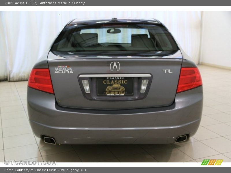 Anthracite Metallic / Ebony 2005 Acura TL 3.2
