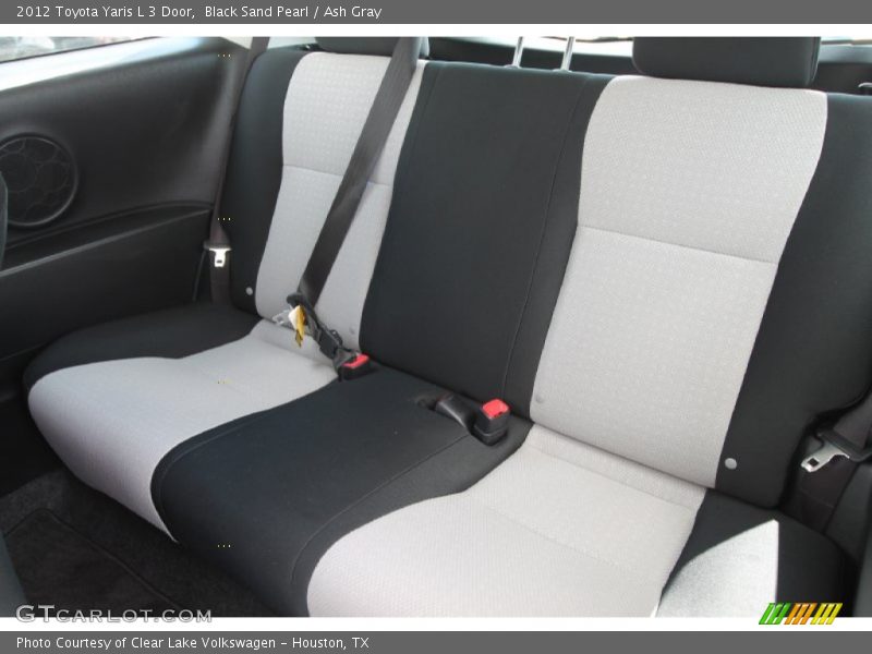 Black Sand Pearl / Ash Gray 2012 Toyota Yaris L 3 Door