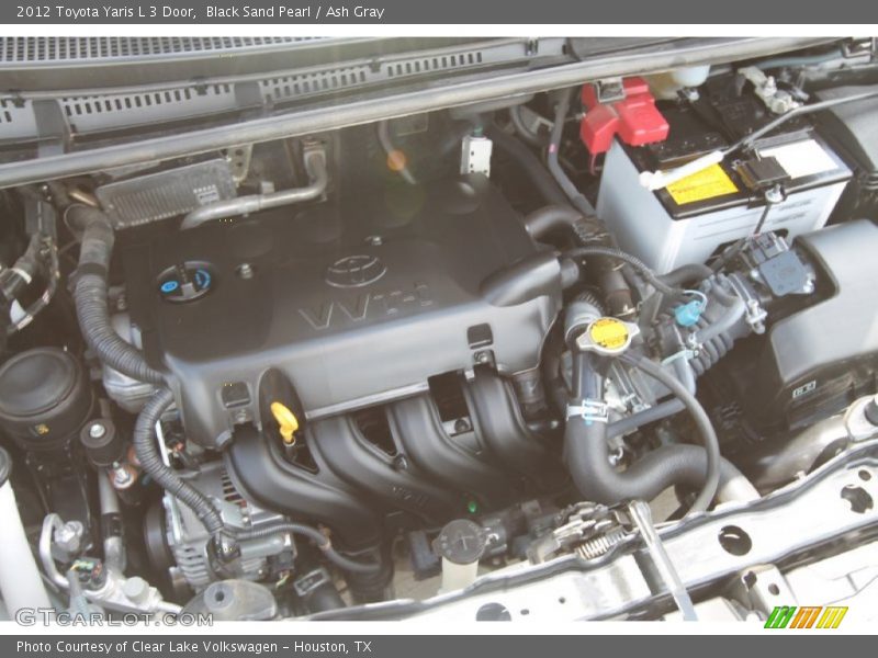 Black Sand Pearl / Ash Gray 2012 Toyota Yaris L 3 Door