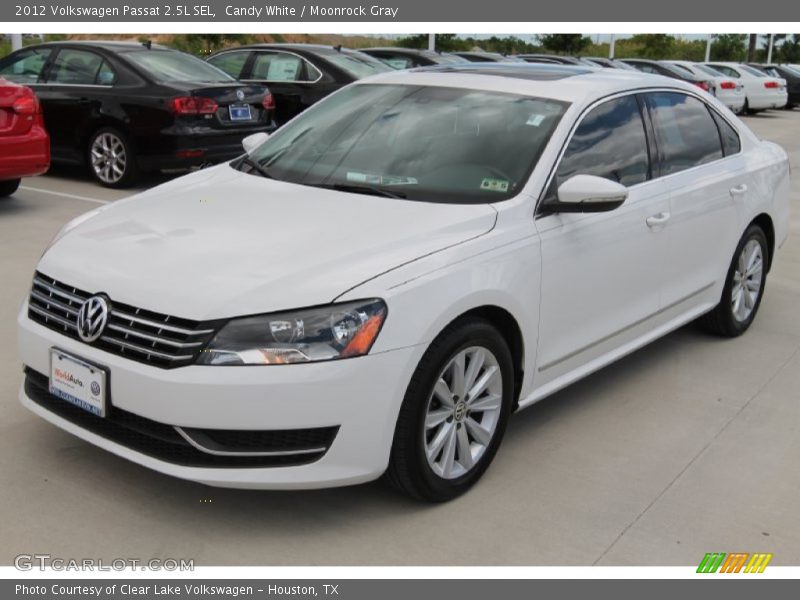 Candy White / Moonrock Gray 2012 Volkswagen Passat 2.5L SEL