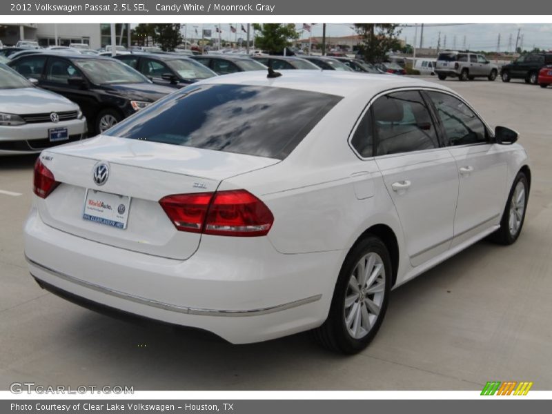 Candy White / Moonrock Gray 2012 Volkswagen Passat 2.5L SEL