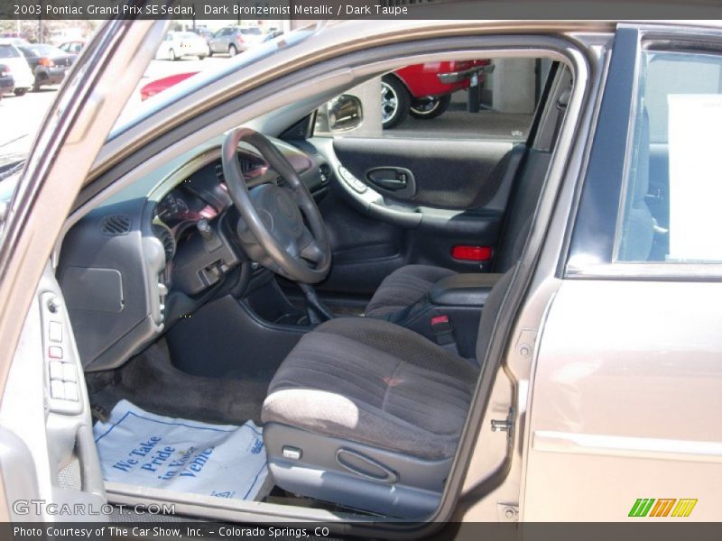 Dark Bronzemist Metallic / Dark Taupe 2003 Pontiac Grand Prix SE Sedan