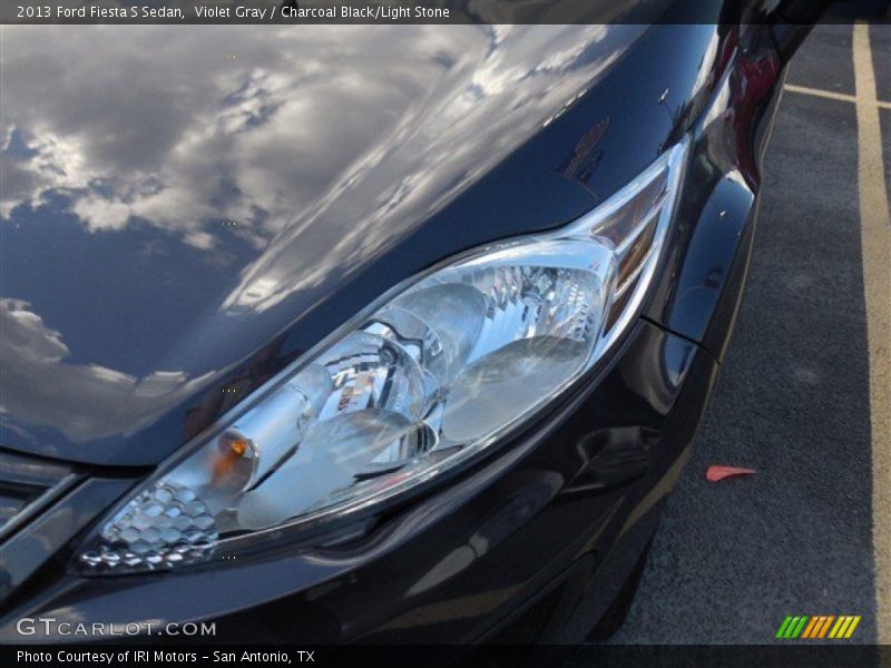 Violet Gray / Charcoal Black/Light Stone 2013 Ford Fiesta S Sedan