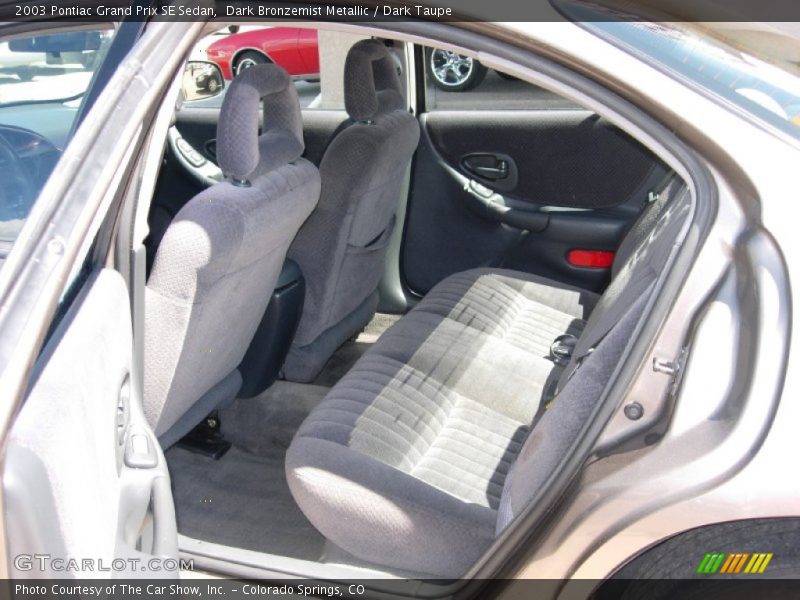 Dark Bronzemist Metallic / Dark Taupe 2003 Pontiac Grand Prix SE Sedan