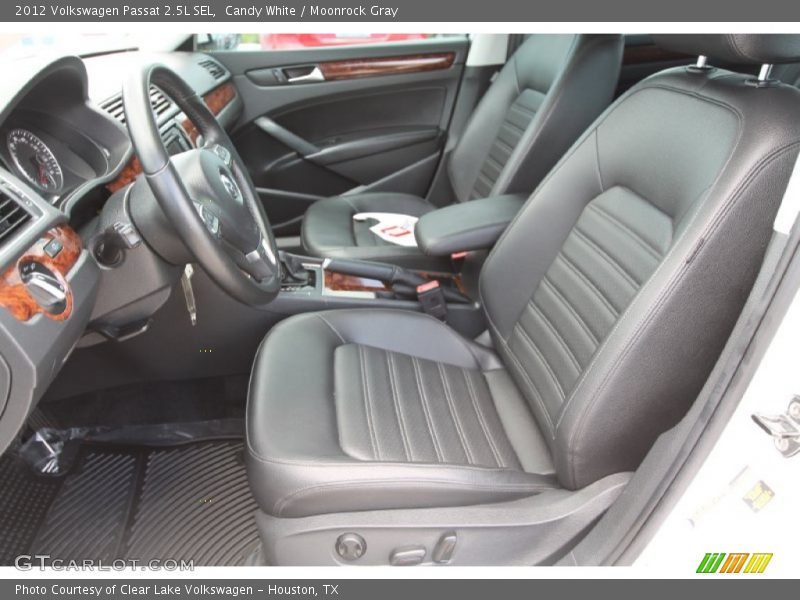 Candy White / Moonrock Gray 2012 Volkswagen Passat 2.5L SEL