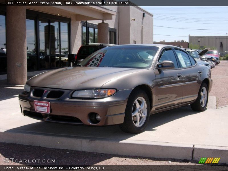 Dark Bronzemist Metallic / Dark Taupe 2003 Pontiac Grand Prix SE Sedan