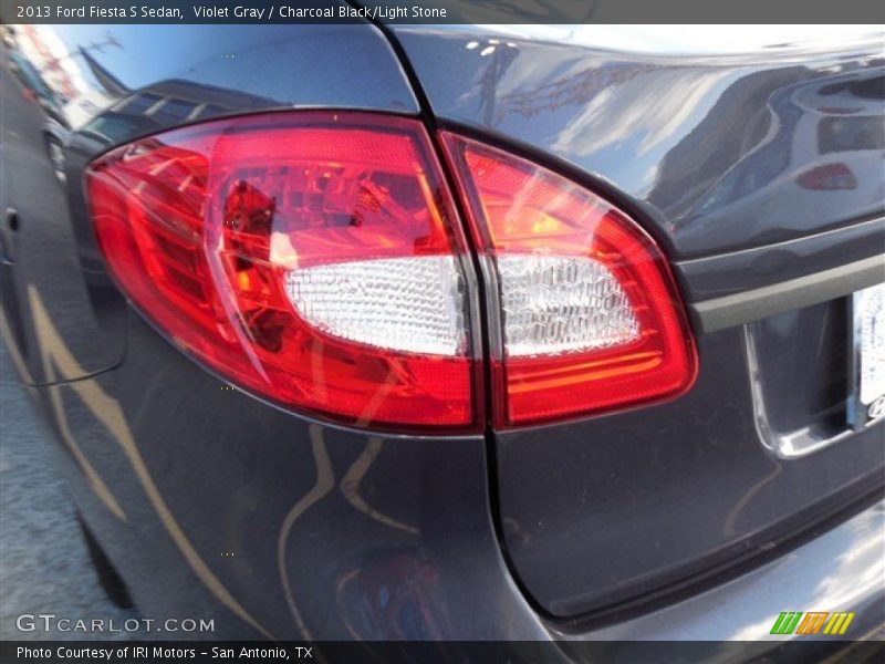 Violet Gray / Charcoal Black/Light Stone 2013 Ford Fiesta S Sedan