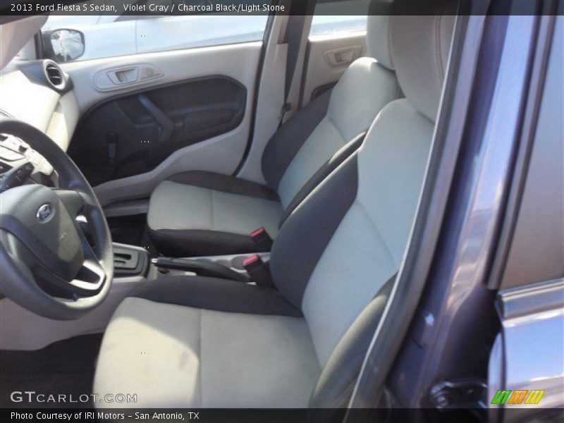 Violet Gray / Charcoal Black/Light Stone 2013 Ford Fiesta S Sedan