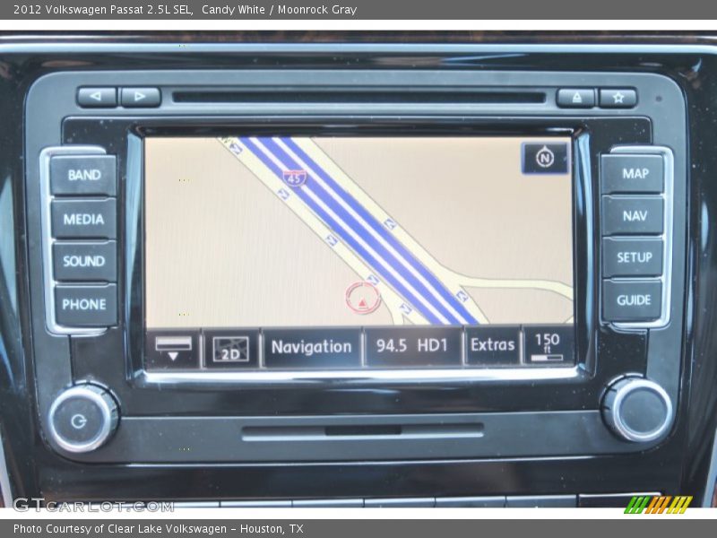 Candy White / Moonrock Gray 2012 Volkswagen Passat 2.5L SEL