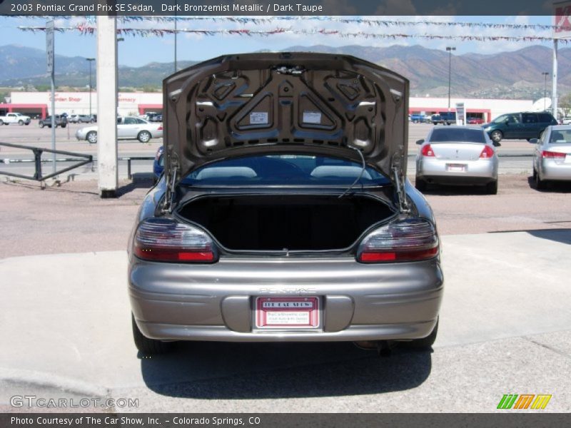 Dark Bronzemist Metallic / Dark Taupe 2003 Pontiac Grand Prix SE Sedan