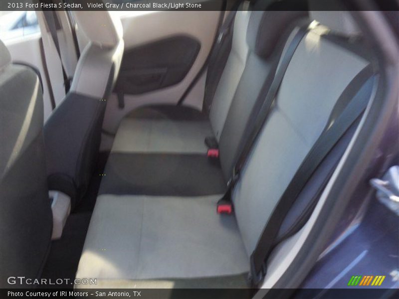Violet Gray / Charcoal Black/Light Stone 2013 Ford Fiesta S Sedan