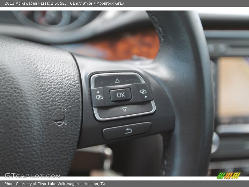 Candy White / Moonrock Gray 2012 Volkswagen Passat 2.5L SEL